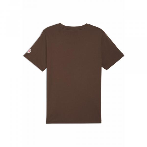 Męska koszulka FC St. Pauli KING z logo PUMA Espresso Brown White