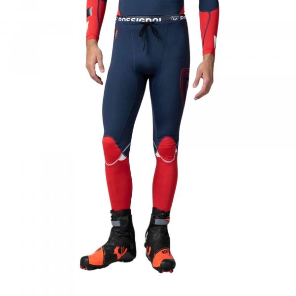 Legginsy Rossignol męskie Infini Compression Race Tights granatowe