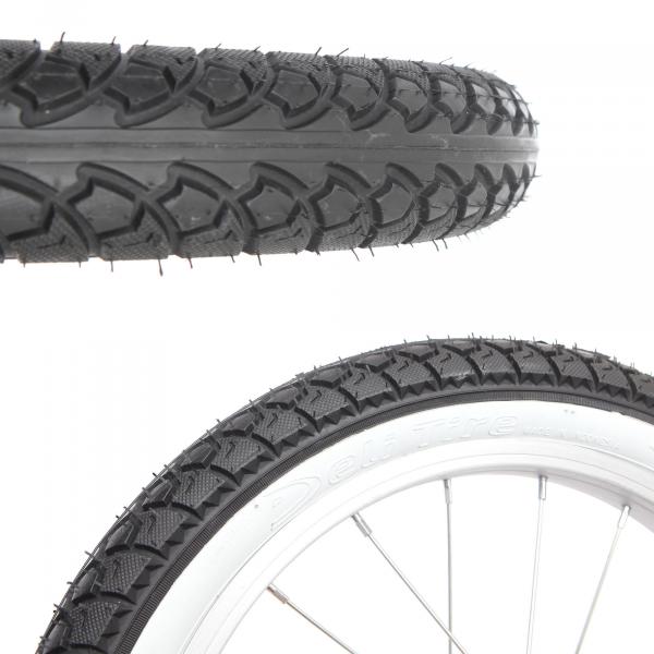 Opona rowerowaDeli Tire 16X2.125 Czarno Biała