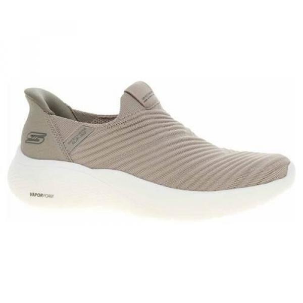 Buty do chodzenia damskie Skechers Slip-ins: Bobs Infinity Daily Vision Taupe