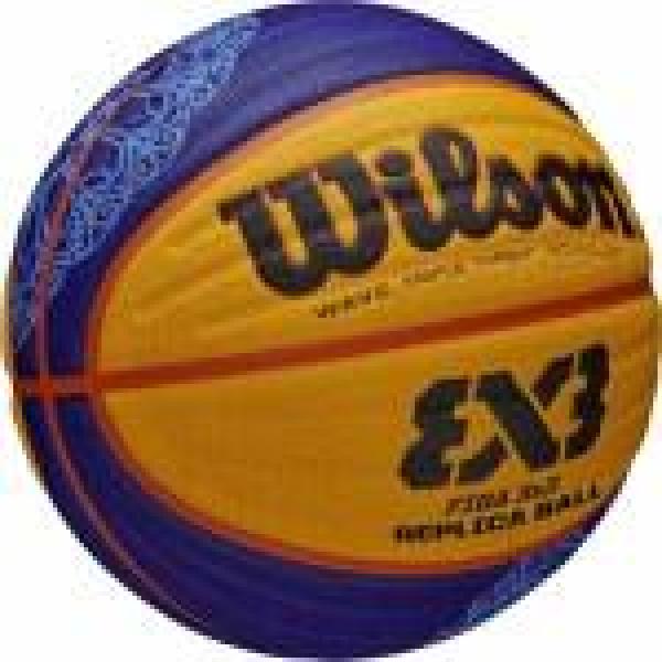 Piłka do koszykówki Wilson FIBA 3X3 Paris 2024 Replica - WZ3015001XB r.6