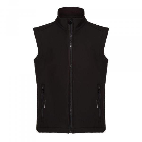 Bezrękawnik Dziecięcy Softshell Odblaskowy Materiał