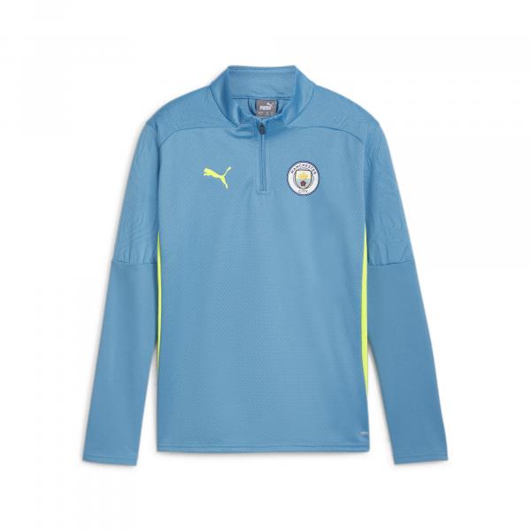 Młodzieżowa bluza treningowa Manchester City F.C. z zamkiem 1/4 PUMA