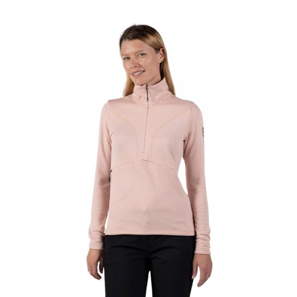 Bluza Rossignol W Blackside Fleece HZ różowa - L