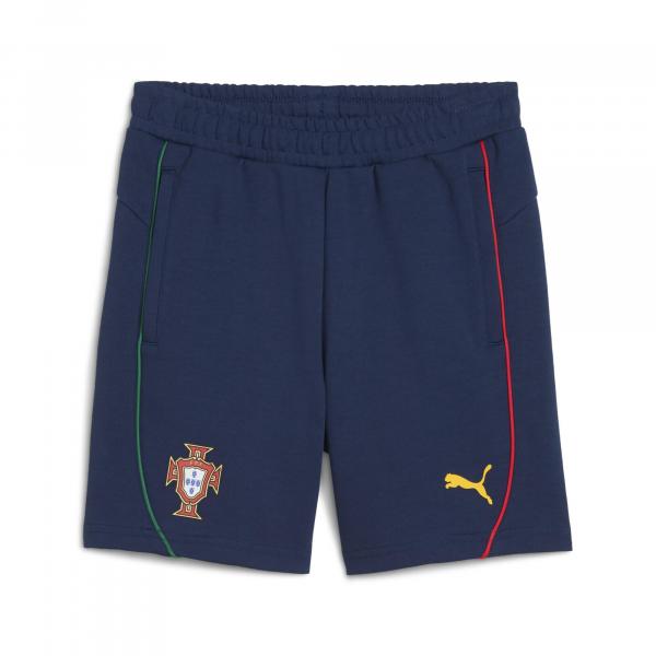 Młodzieżowe szorty Portugalia Casuals PUMA Persian Blue Sunny Yellow