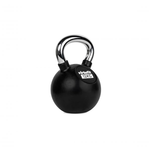 Kettlebell - Fitness - guma/chrom