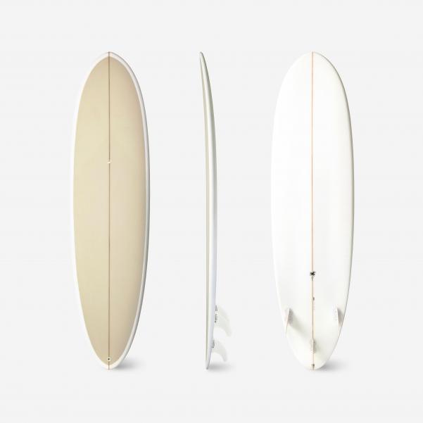 Deska surfingowa Olaian Hybrid 500 7' 49 l + 3 finy