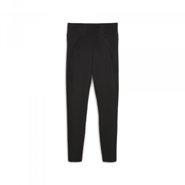 Damskie prążkowane legginsy CLOUDSPUN z wysokim stanem PUMA Black
