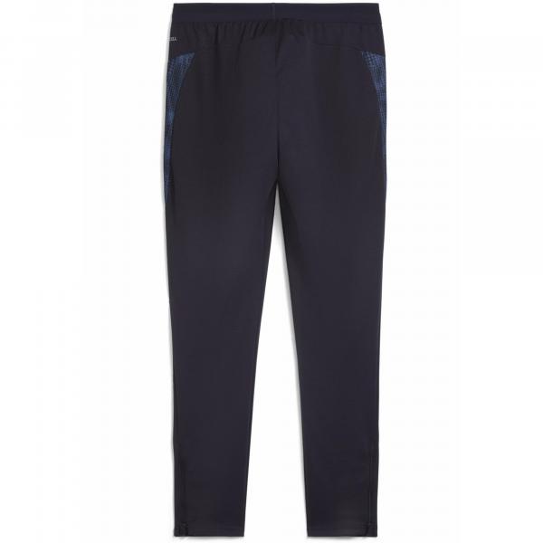 Męskie spodnie treningowe Olympique Marsylia PUMA New Navy White Blue