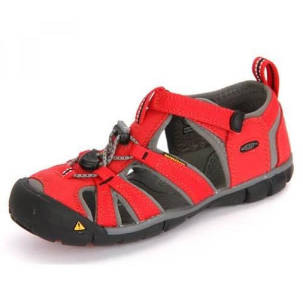 Buty do chodzenia dla dzieci Keen Seacamp II Cnx Racing Red Gargoyle