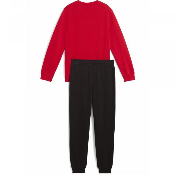 Młodzieżowy dres Essentials z logo No. 1 z bluzą PUMA For All Time Red