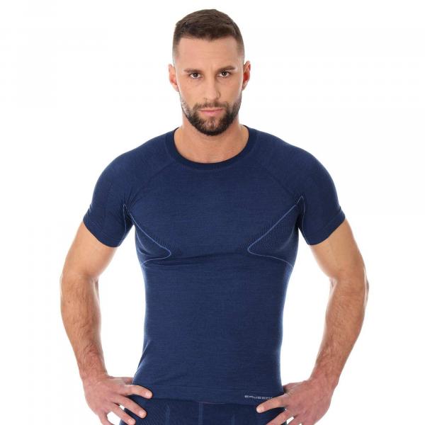 Koszulka wełniana z krótkim rękawem męska Brubeck ACTIVE WOOL