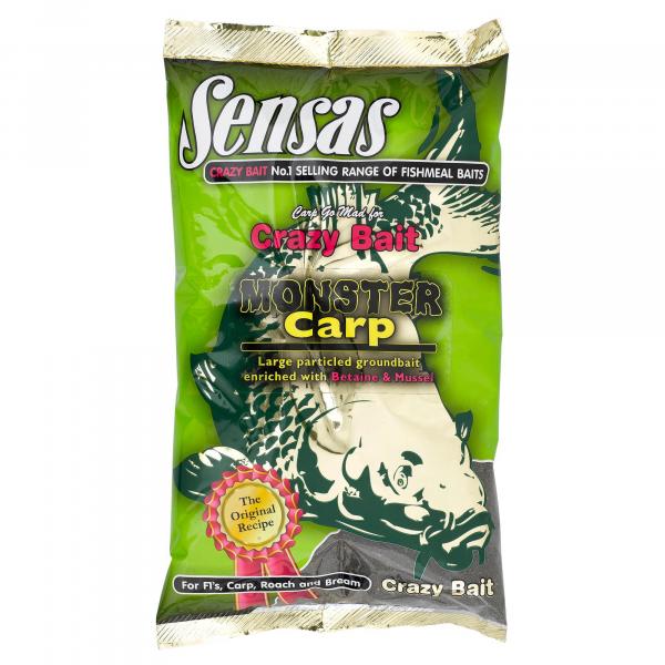 Zanęta Mieszanka Sensas Crazy Bait Monster Carp 1Kg