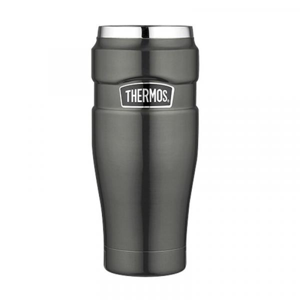 Kubek termiczny Thermos 470 ml metaliczny szary