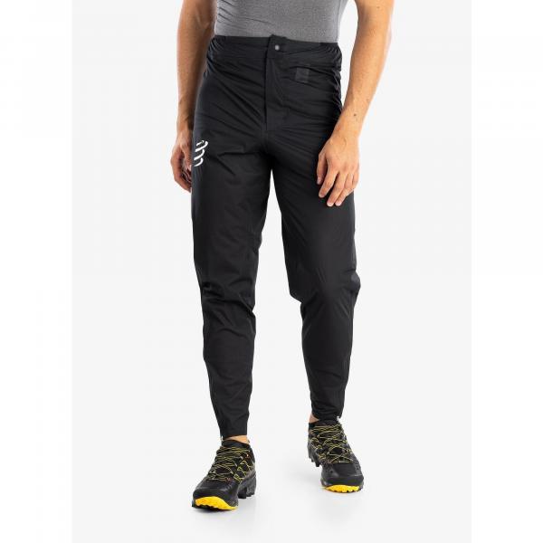 Spodnie do biegania męskie Compressport Hurricane Waterproof 10/10 Pants