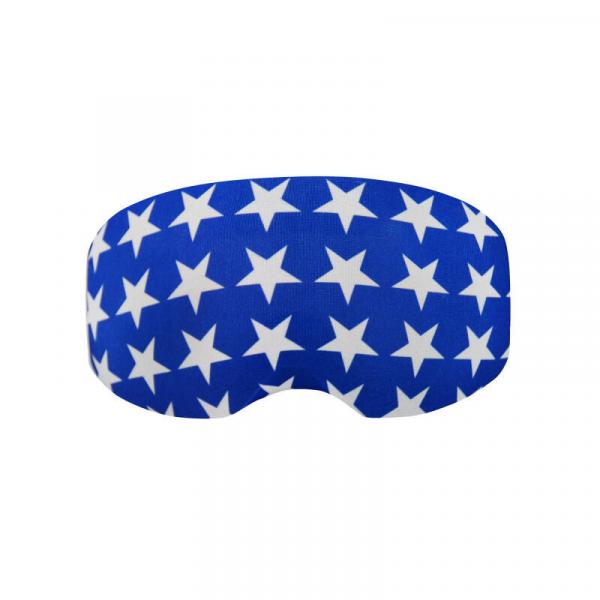 Pokrowiec na gogle COOLCASC White stars on blue