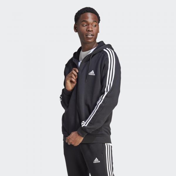 Bluza z kapturem Essentials Fleece 3-Stripes Full-Zip