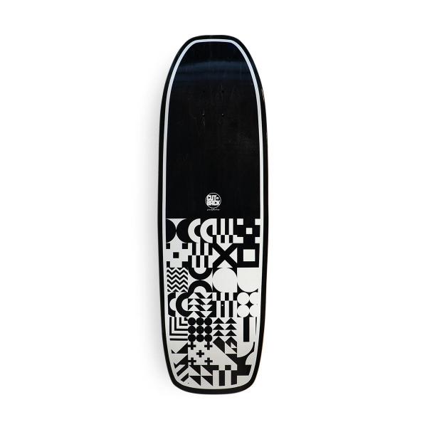 Surfskate Cutback Surfskates Deck B&W 32\