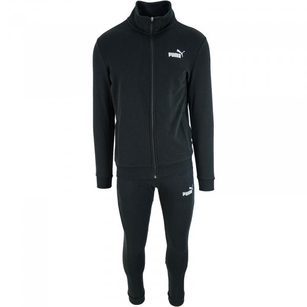 Dres męski Puma Clean Sweat Suit czarny