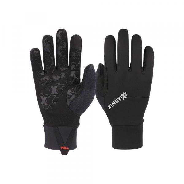 Rękawiczki rowerowe zimowe unisex KINETIXX Logan black