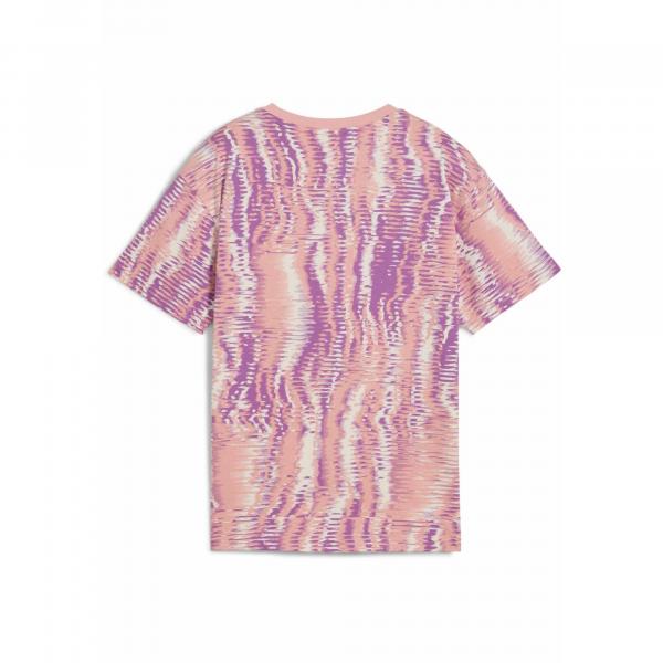 Młodzieżowa koszulka Essentials Nature 2.0 PUMA Pink Fruit