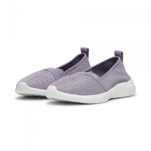 Wsuwane damskie buty sportowe Adelina PUMA Pale Plum Feather Gray White Purple