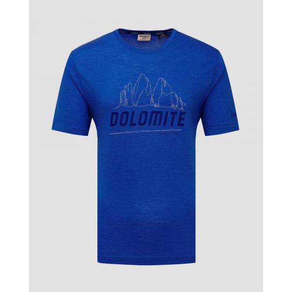 T-shirt turystyczny męski Dolomite Cristallo Merino