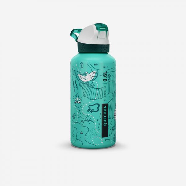 Bidon turystyczny dla dzieci Quechua 500 aluminium 0,6 l