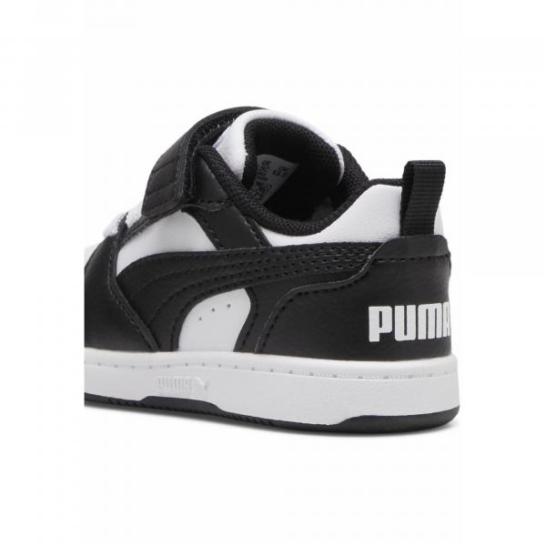 Sneakersy PUMA Rebound V6 Lo dla małych dzieci PUMA White Black