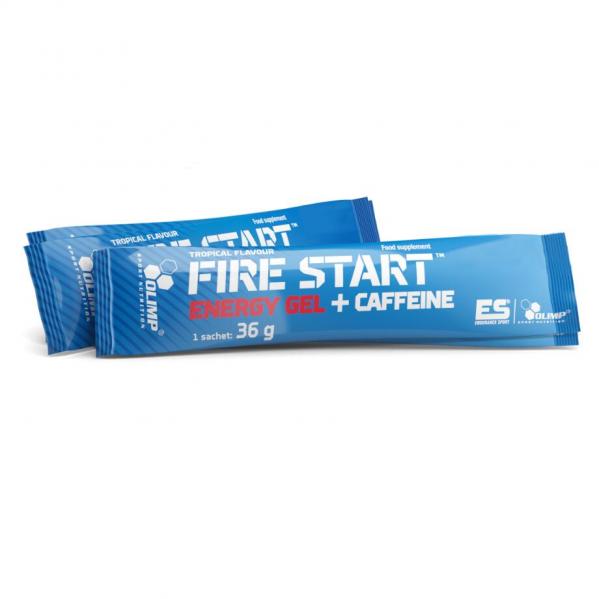 Olimp Fire Start Energy Gel + Caffeine Stick - 36 g - Czarna porzeczka