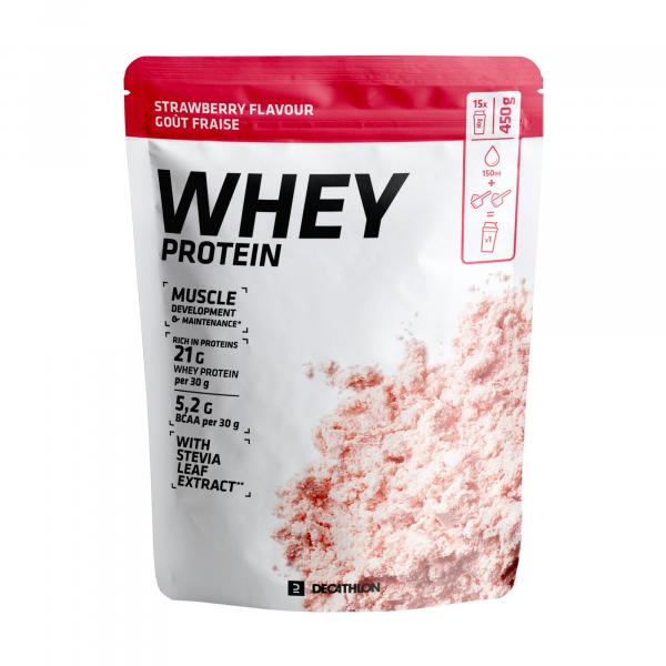 Odżywka białkowa Whey Protein truskawkowa 450 g