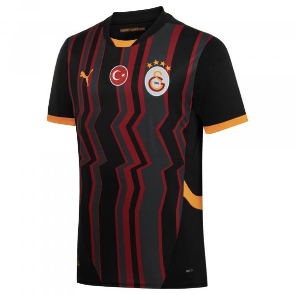 Męska koszulka Galatasaray SK 24/25 PUMA Black Intense Orange