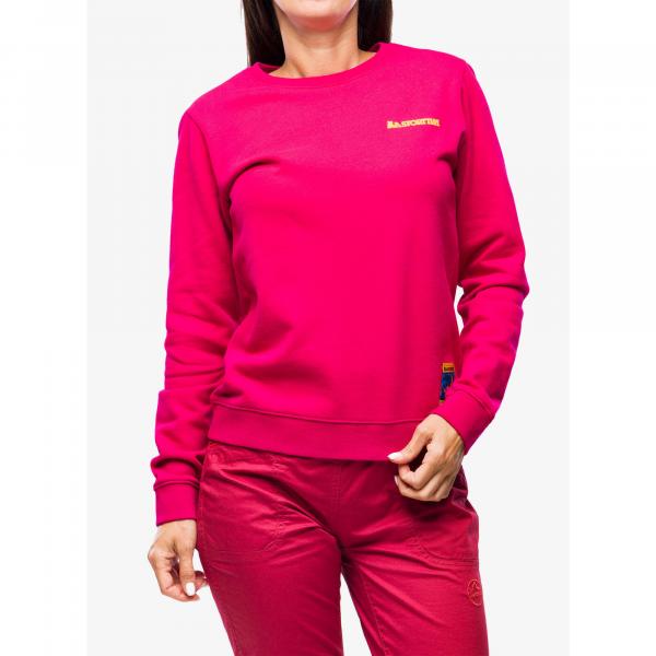 Bluza bez kaptura damska La Sportiva Climbing on the Moon Sweatshirt