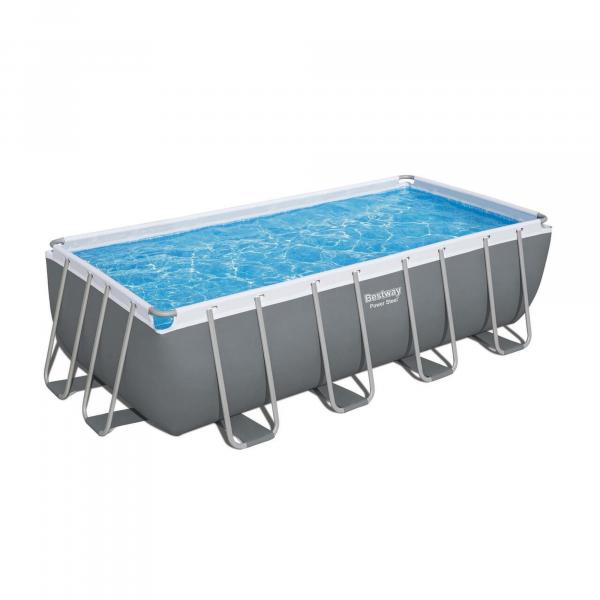 Basen ogrodowy stelażowy 488x244x122 zestaw 11w1 Bestway 56671N