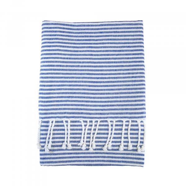 Ręcznik plażowy FOUTA 2600F STRIPES NAVY 90X170cm