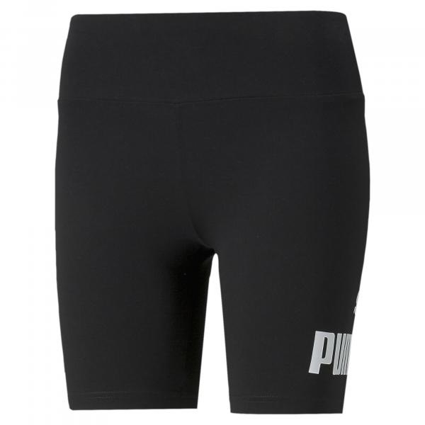 Damskie krótkie legginsy Essentials Logo PUMA Black