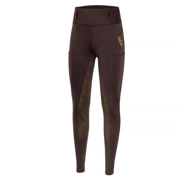 Legginsy jeździeckie damskie EQUESTRIAN QUEEN Southampton 24AW z pełnym lejem