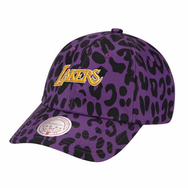 Czapka z daszkiem Mitchell & Ness NBA Los Angeles Lakers Strapback -LALPURP