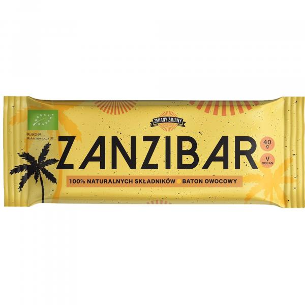 Baton owocowy Zanzibar BIO z mango i ananasem 40g