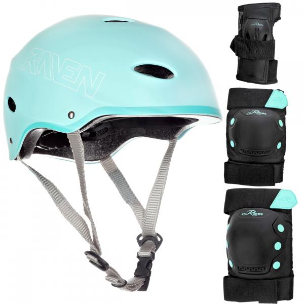 Zestaw Raven Kask F511 + Ochraniacze Dexard