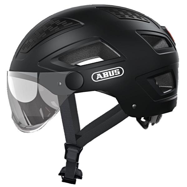 Dorosły kask rowerowy Abus Hyban 2.0 Ace czarny