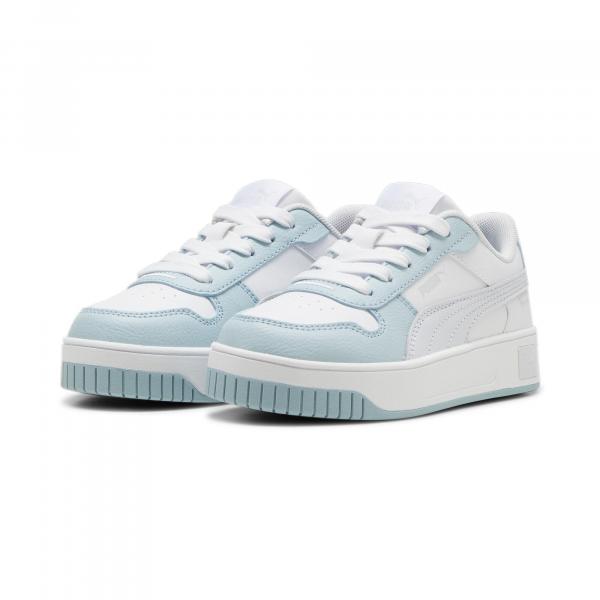 Dziecięce sneakersy Carina Street PUMA White Silver Mist Gray