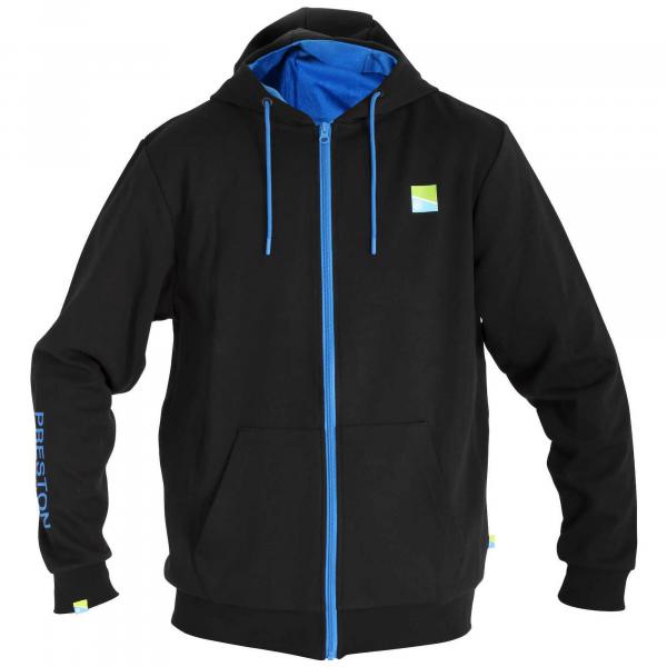 Bluza Męska Wędkarska Rozpinana Z Nadrukiem Preston Pro Zip Hoodie