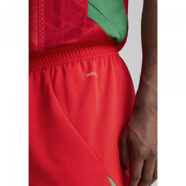 Męskie szorty Maroko 2025 PUMA Red Archive Green