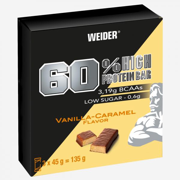 Baton Weider 60% białka waniliowy x3