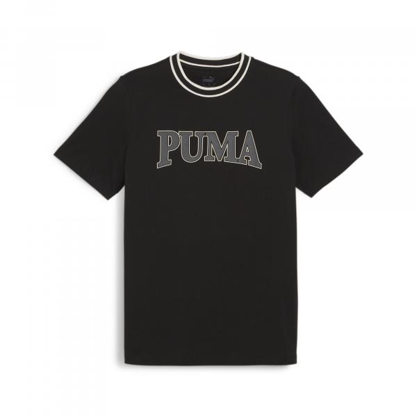 Męska koszulka z nadrukiem PUMA SQUAD PUMA Black