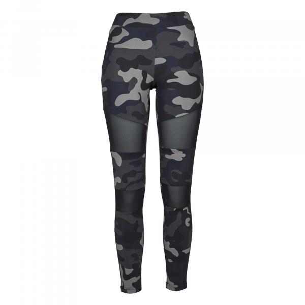 Damskie Legginsy Techniczne Camo Mesh