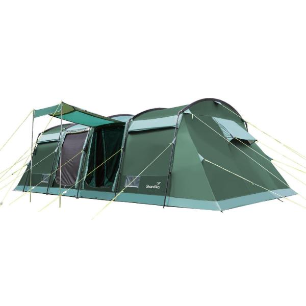 Namiot kempinowy Montana 8 Sleeper Protect, 8-osobowy, 3-4 sypialnie, zielony