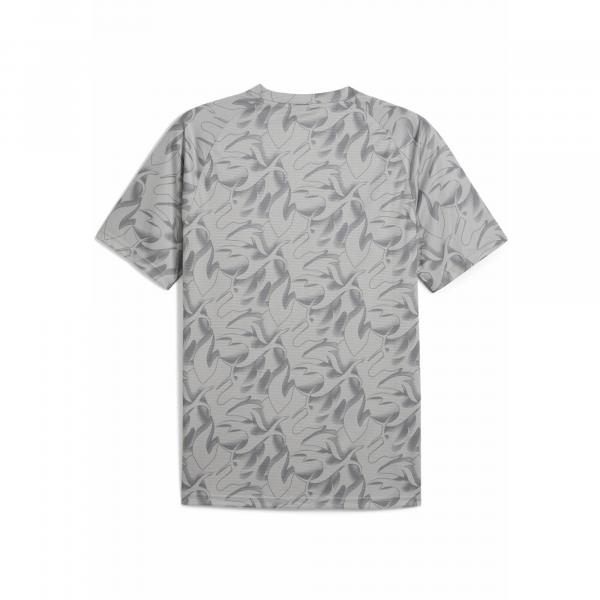 Męska koszulka przedmeczowa AC Milan PUMA Smokey Gray White
