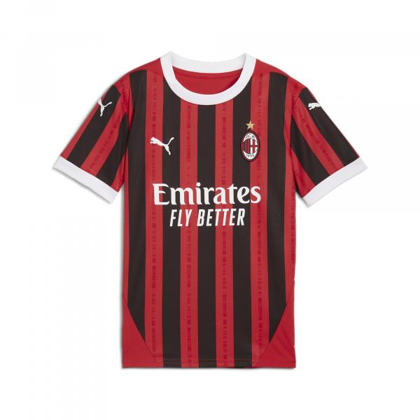 Młodzieżowa domowa koszulka AC Milan 24/25 PUMA For All Time Red Black